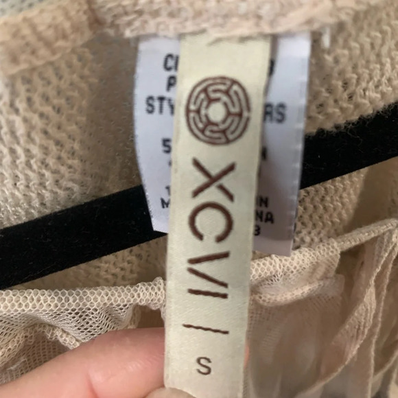 XCVI Ombré Embroidered Lace over Sweater Knit Dress - Picture 6 of 7